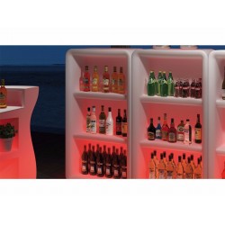 Mobile bar Bartolomeo Display Light by Plust Collection