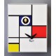 Orologio a Cucù D’Apres Mondrian by Pirondini Italia
