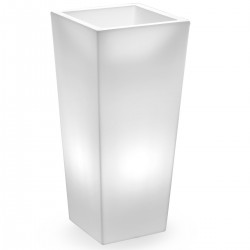 Portavaso luminoso Cache-pot Genesis quadrato by Lyxo Design