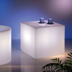 Tavolino Home Fitting cubo luminoso by Lyxo Design