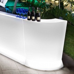 Bancone Bar illuminato Marvy (corner) by Lyxo Design