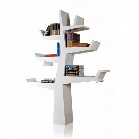 Libreria laccata a forma di albero Wintertree