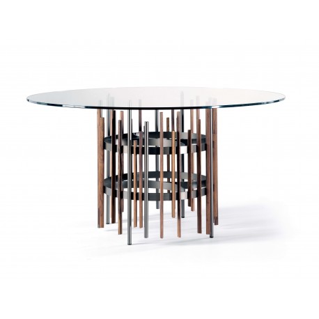 Tavolo rotondo Tube by Pacini & Cappellini