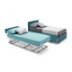 Letto singolo Sirio Divano alto by Ennerev