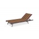 Lettino da giardino reclinabile Flat by PARIGIANI