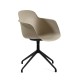 Poltroncina Sicla base alluminio 4 razze by Infiniti Design