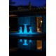 Sgabello luminoso Fade Stool by Plust Collection