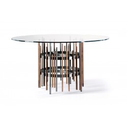 Tavolo rotondo Tube by Pacini & Cappellini